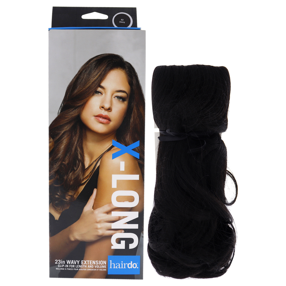 Wavy Extension - R2 Ebony by Hairdo for Women 23 Inch Hair Extension